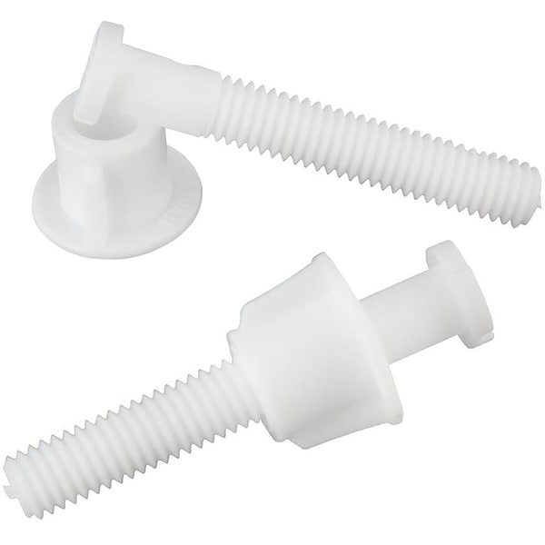 Plumb Pak Plumb Pak Toilet Seat Hinge Bolts White Plastic For Universal PP835-39 - main